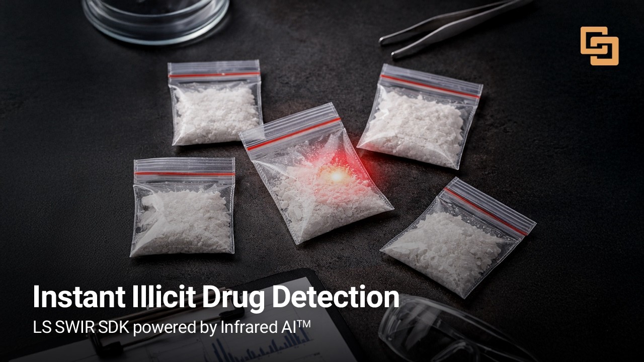 Instant illicit drug detection with LS SWIR SDK